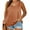 Brown1, variant on Plus Size Women Solid Color Sleeveless Casual Tank Tops Crew Neck Simple Camisole 5XL