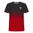 thumbnail image 3 of Camisas de Manga Larga para Hombres Imprimir Casual Cuello Redondo Blusa de Manga Corta, Camisas de Lino para Hombres, 3 of 8