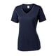 thumbnail image 1 of Camiseta de cuello en V de las mujeres del competidor de las mujeres de los hilos de la gravedad - verdadera marina - 2x-grande Gravity Threads Camiseta de manga corta, 1 of 1