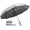 Dark Gray, variant on Travel Umbrella, 280T Fabric Windproof Automatic Portable Compact Folding Umbrellas for Rain with Reflective Stripe for Women and Men