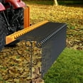 thumbnail image 6 of 60" Durable Powder Coated Steel Pine Straw Needle Rake Landscape Rake for Leaves, Pine Needles, Straw, and Grass, with 3 Point Hitch Receiver for Cat0, Cat1, Cat3 Tractors, 6 of 7