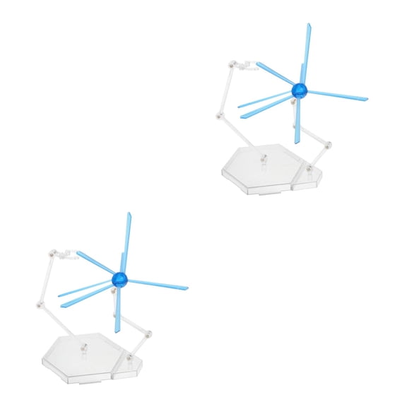 Worgeous 2 Sets Adjustable Figure Stand For Stop Motion Figures Display Effects Action Figure Base Figure Stand Action Figure Display Holder Base Sturdy Base