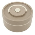 thumbnail image 2 of Thermal Cooking Pot 420ml 304 Stainless Steel Double Layer Portable Round Shape Thermal Lunch Container Dark Coffee Microwave Type, 2 of 22