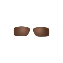 Walleva Brown Polarized Replacement Lenses for Oakley Conductor 6 Sunglasses