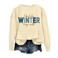 thumbnail image 3 of Fall Sweatshirts for Women 2025 I Don't Do Winter Very Well Sweatshirt Long Sleeve Crewneck Graphic Pullover Tops, 3 of 5