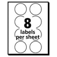 thumbnail image 4 of Avery Printable Self-Adhesive Removable Color-Coding Labels, 1.25" dia, Neon Green, 8/Sheet, 50 Sheets/Pack, (5498) (05498), 4 of 5