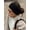 Black, variant on Women's Ribbed Knit Ear Warmer, Wide Stretch Winter Headband