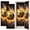 Color 2, variant on 2 Pcs School Locker Magnetic Wallpaper 12" x 36" Burning Soccer Ball Flames Dark Reusable Removable Locker Accessories Back to School Supplies