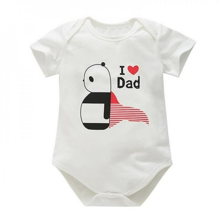 

Newway Newborn Baby Kids Romper Jumpsuit Girl Boy Infant Printed Sleeve Cotton