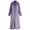 Eggplant, variant on Long Zipper Robe For Womens Soft Premium Flannel Fleece Bathrobe RHW2856