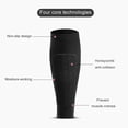 thumbnail image 7 of YIFAEUX 1Pc Shin Guards Sock with Honeycomb Pads Lightweight Ski Soccer Shin Pads Sock Non-slip Elastic Compression Calf Sleeve Protective Gear, 7 of 7