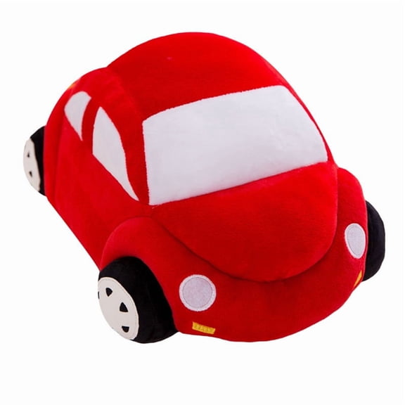 Car Plush Pillow Cartoon Car Plush Throw Pillow Sofa Bedroom Decor Items Children'S Holiday Gifts Red