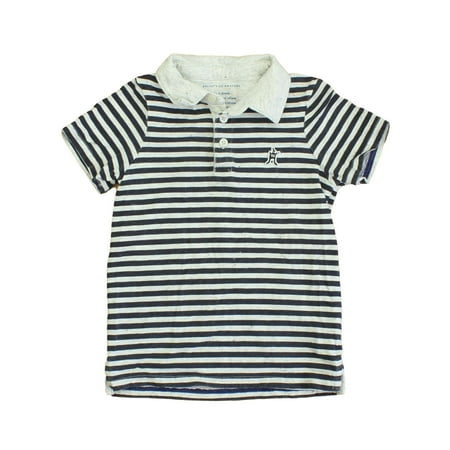 

Pre-owned Rockets Of Awesome Boys Navy | Gray Polo Shirt size: 4-5T
