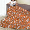 thumbnail image 6 of Pofeuu Halloween Mummy Print Ultra-Soft Micro Fleece Blanket,for Bed Or Sofa,All Season Throw Blankets Flannel Blanket-60"x50", 6 of 7