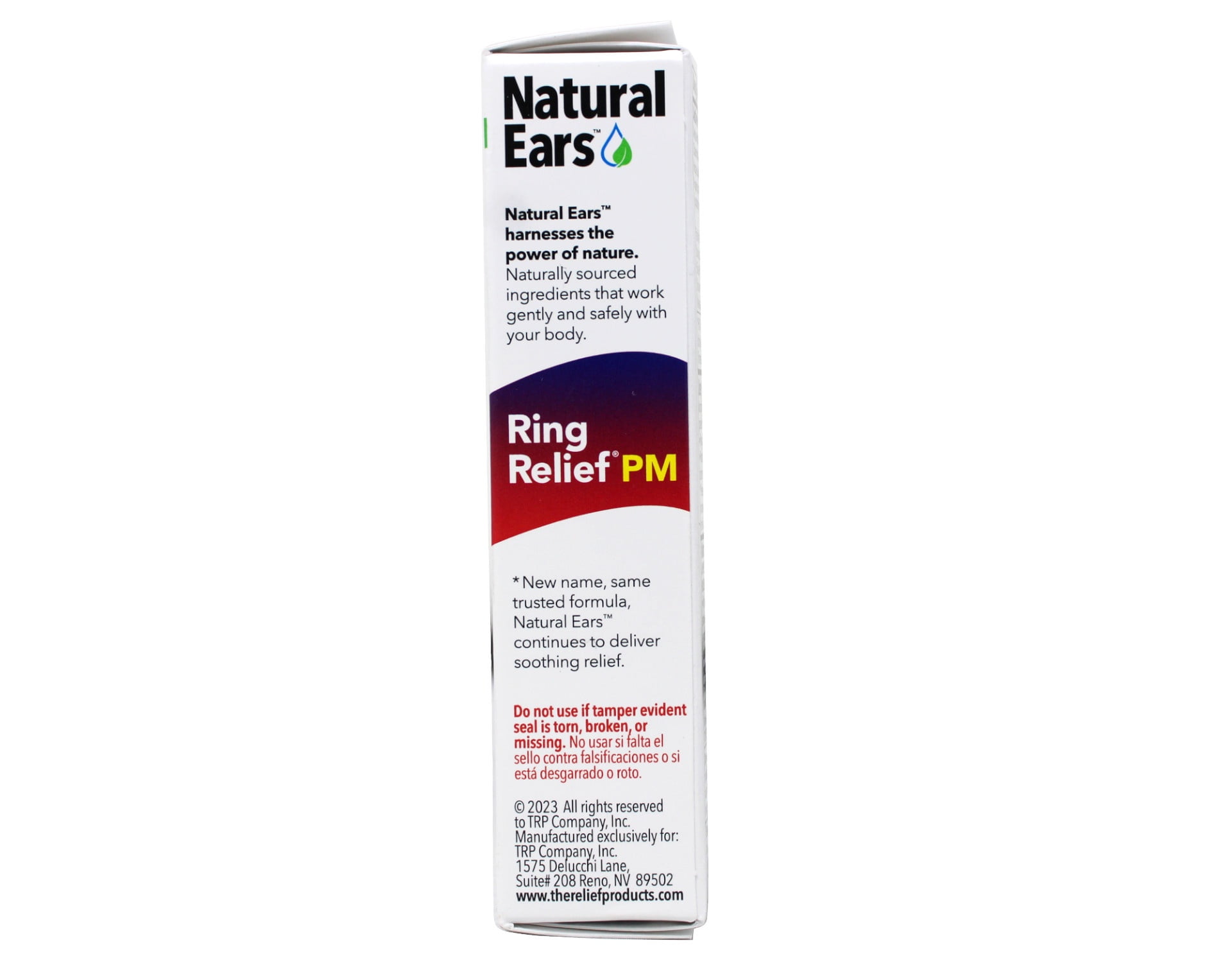 5 Pack - TRP Natural Ears, Ring Relief PM Ear Drops for Ringing in The Ears and Tinnitus Symptoms, Night time Formula