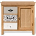 thumbnail image 3 of vidaXL Sideboard 25.6"x13.8"x23.6" Solid Wood Eucalyptus, 3 of 7