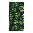 thumbnail image 3 of Ryvnso Clover Leaf Pattern Beach Towel Quick Dry Swimming Yoga Beach Towels Large Sand Free Microfiber Towel 31"W x 71"L, 3 of 5
