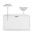 thumbnail image 6 of Child Craft Harmony 33" Kids Toy Box Storage Chest, Soft-Close Hinges, Wooden Construction, Matte White, 6 of 9