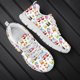 thumbnail image 1 of Zapatos de enfermera con diseño de emergencia médica Doginthehole, con cordones y dibujos animados, para mujer, transpirables y deportivos para caminar, 1 of 6