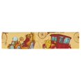 thumbnail image 3 of MKHERT Vintage Steampunk Cars Table Runner for Kitchen Wedding Party Home Decor 16x72 inch, 3 of 4