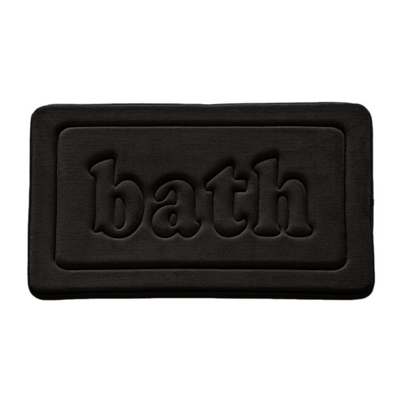 Pxyqht Absorbent Bath Mat, Machine Washable Bathroom Rug, Non-Slip Floor Mat, Soft Microfiber Carpet, Ideal for Bathroom Use