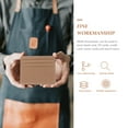 thumbnail image 3 of Minkissy 2Pcs Slim Lightweight PU Card Protector Sleeves for Bus Cards Bank Cards Assorted Colors, 3 of 5