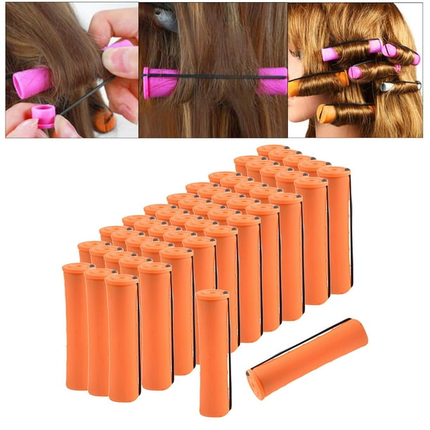 Varillas para Permanente Cabello Pequeño, Mediano, Grande, Antideslizante, Elástico, Permanente, res, , Ondulado, 50 piezas 2,2 cm 50 piezas 22 cm Yinane Varillas de permanente Cold Wave