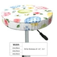 thumbnail image 4 of Fotbe Easter Egg3 Stool Covers Round,Waterproof Round Bar Stool Covers Bar Chair Covers Washable Stool Cushion Slipcover for 12-14 Inch Chair-12 inch, 4 of 7