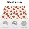 thumbnail image 3 of Bingfone Strawberry Floral ,18" x 24"Dish Drying Mat for Kitchen Counter,Ultra Absorbent Microfiber, 3 of 7