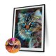 thumbnail image 1 of Cuadros Decorativos 5D Animal mosaico diamante pintura dibujo completo redondo taladro DIY arte artesanía Kit Ehuebsd Nuevos Originales, 1 of 9