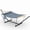 Light-dark blue, variant on Kselythan Heavy Duty 2 Person Double Hammock Set with Adjustable Steel Stand, 450lb Portable Spreader Bar Hammock for Backyard Beach Camping