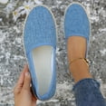 thumbnail image 5 of Horivan 3 Counts Women's Slip On Espadrille Flats Comfortable Canvas Shoes with Jute Sole for Casual Outfits Summer Walking Shoes Breathable Lightweight, 5 of 5