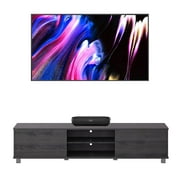 Hisense L9G Series Trichromal Laser TV Bundle w/ 100'' Tv Screen ALR Cinema Screen, Projector & TV Stand (120L9G)