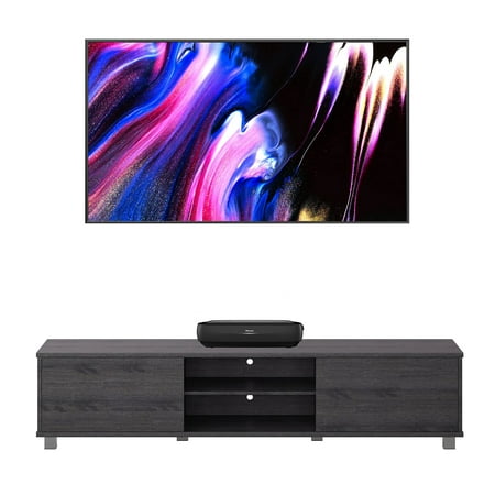 Hisense L9G Series Trichromal Laser TV Bundle w/ 100'' Tv Screen ALR Cinema Screen, Projector & TV Stand (120L9G)