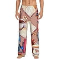 thumbnail image 2 of Kdxio Gnomes Books Tea Cups Print Men's Sleep Pajama Pant Lounge Pants with Pockets, 2 of 8