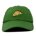 thumbnail image 5 of DALIX Pizza Slice Hat Baseball Cap in Olive, 5 of 7