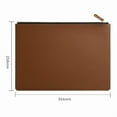 thumbnail image 3 of Leather Business A4 File Folder Zipper Document Bag Contract File Organizer Briefcase Portfolio,Bag For Contract/Invoice Storage, 3 of 9