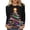 #0102-Multicolor, variant on Pounoo Christmas Long Sleeve Shirts for Women Christmas Tree Crewneck Xmas Graphic Print Sweatshirt Outfit Fitted Comfy Soft Gift