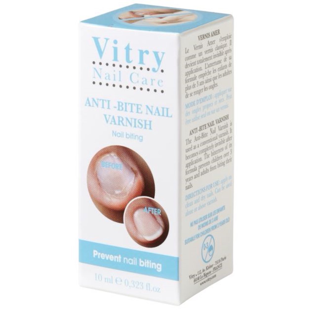 Vitry Nail Care AntiBite Nail Varnish, 0.34 Fl Oz