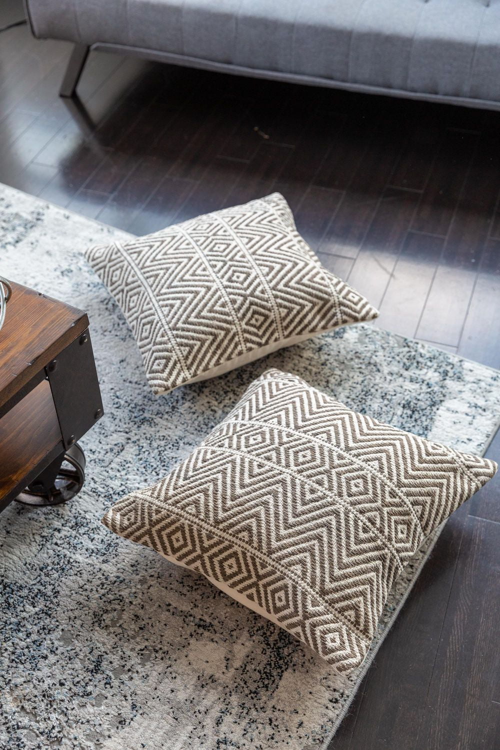 Herringbone Rug Cushion Set of 2