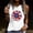 A106 White, variant on USA Flag Sunflower Stars and Stripes Graphic Tank Top for Women Sleeveless Boho Casual Loose Shirt For 4th of July Summer Beach Vacation Patriotic Tees Tops