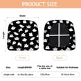 thumbnail image 3 of Happy Halloween Ghost Seat Covers for Dining Room Chairs Set Of 6,Stretch Printed Washable Chair Seat Cover with Elastic Ties and Button,Removable Waterproof Couch Cushion Covers, 3 of 6