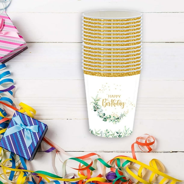 Lot de 40 fournitures de fête d'anniversaire avec 20 assiettes à dessert, 20 serviettes, pour garçons et filles, utilisées pour la décoration de fête d'anniversaire de dessin animé (nuage blanc