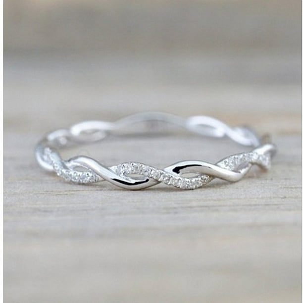 twisted diamond ring band        <h3 class=