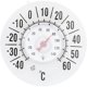 thumbnail image 1 of Termómetro exterior, termómetro exterior con ventosa, para fijar a ventana, Visualización en grados Celsius y Fahrenheit, sin mercurio, Plástico, Transparente, 1 of 1