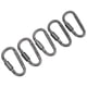 thumbnail image 2 of Mosquetón con hebilla plana en forma de D, Espiral de bloqueo en forma de D para acampar Mosquetón en forma de D Mosquetón con bloqueo en espiral Calidad en la que puede confiar, 2 of 8