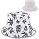thumbnail image 1 of Sombrero de pescador 100% algodón de doble cara con estampado de viaje al aire libre gorra unisex plegable verano playa sol sombrero oso de fresa  Electrónica, 1 of 3