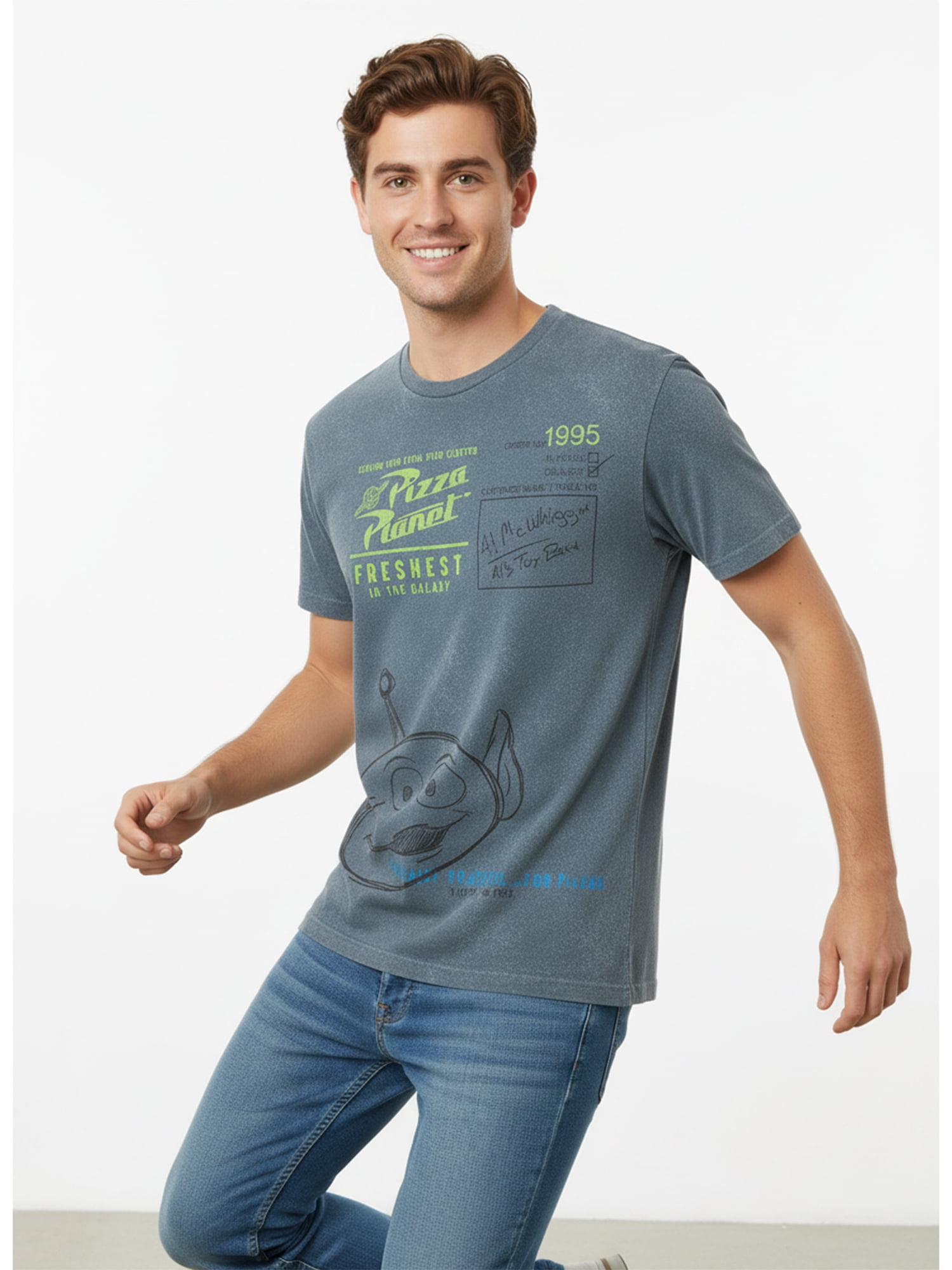 Toy Story, Men's & Big Men's Graphic Tee, Freshest in the Galaxy, Sizes S-3XL