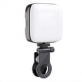 thumbnail image 1 of Mini Luz de Relleno LED Iluminación Bicolor Zapata Fría para Cámara Videocámara Vlog Luz de Fotografía con Clip Extraíble Negro, 1 of 5