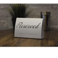 thumbnail image 3 of 20 Pack Rustic Reserved Table Sign With Name Line - Reserved Signs For Wedding - White Reserved Signs - Wedding, 3 of 5
